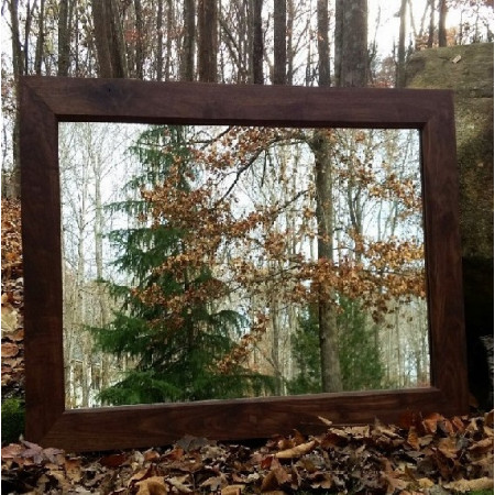 Walnut : Khung Gương Gỗ Sồi 80 x 120cm